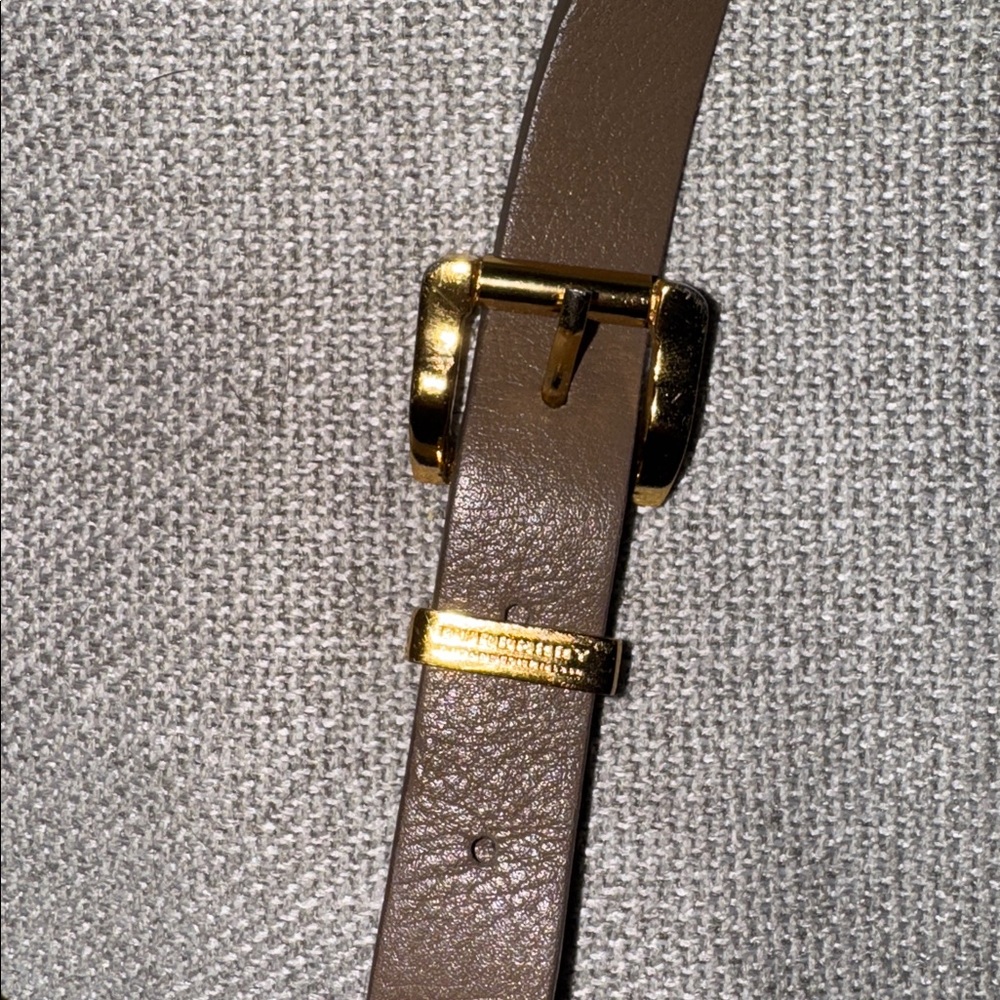 BURBERRY House Check Bridle CalfskinTote Bag vintage tan brown - Picture 15 of 17
